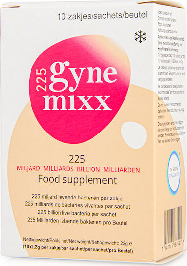 Gynemixx 225 Gynemixx Συμπλήρωμα με Προβιοτικά 10 φακελίσκοι