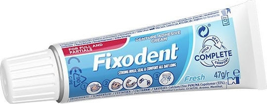 Fixodent Complete Fresh Denture Adhesive Cream 47gr