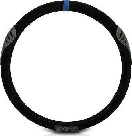 Sparco Husă Volan Auto cu Diametru 36-38cm. Sintetic Negru