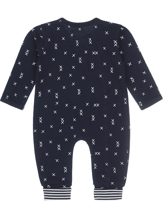 Dirkje Baby Bodysuit Set Long-Sleeved Navy Blue