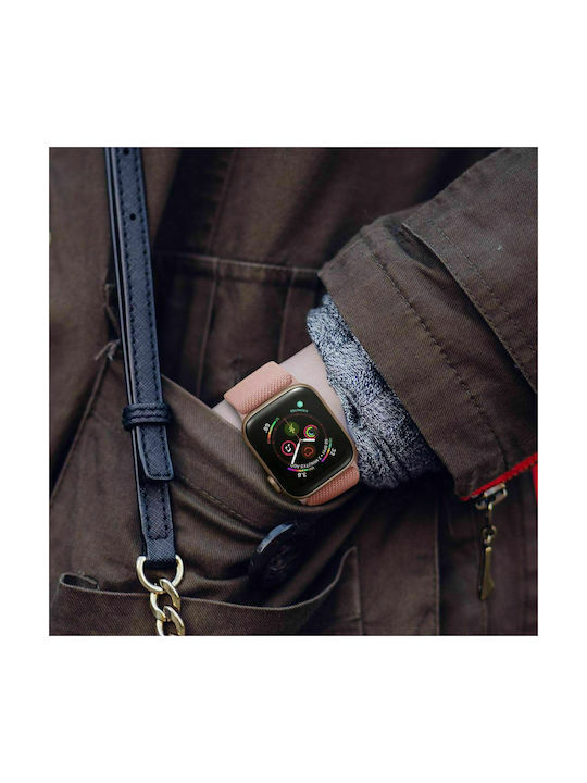 Tech-Protect Mellow Каишка Текстил Розов пясък (Apple Watch 44/45/46mm/Ultra 49mm)