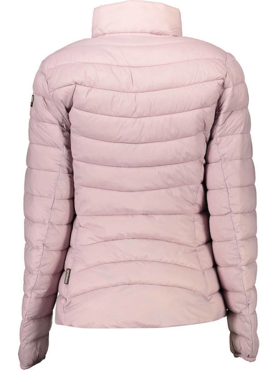 Napapijri Kurz Damen Puffer Jacke für Winter Rosa