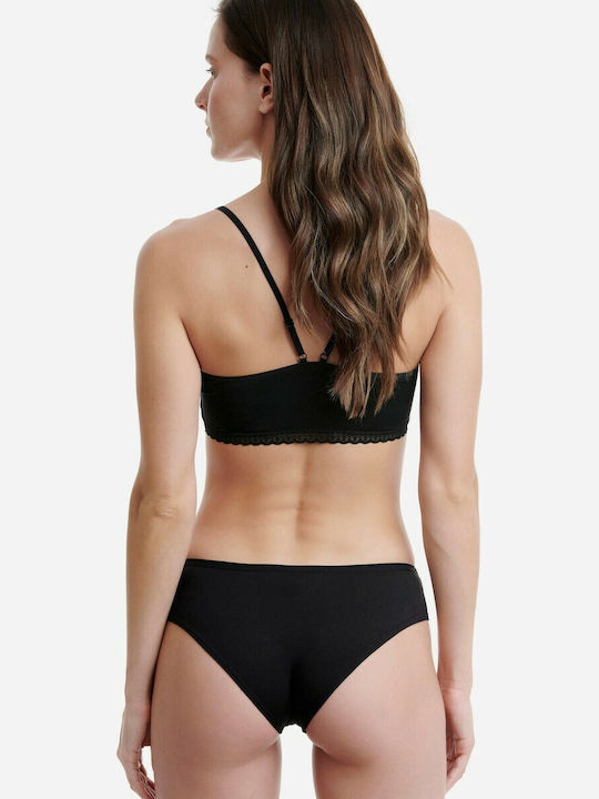 Bamboo Damen Slip 2Pack Schwarz