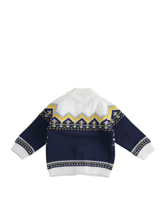 iDO Kids Cardigan Knitted Blue 4