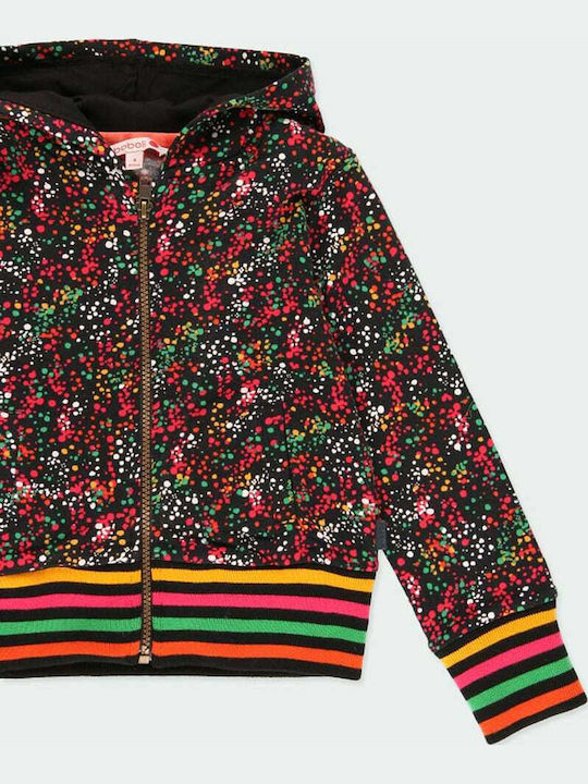 Παιδική Ζακέτα Φούτερ Fleece με Κουκούλα Πολύχρωμη