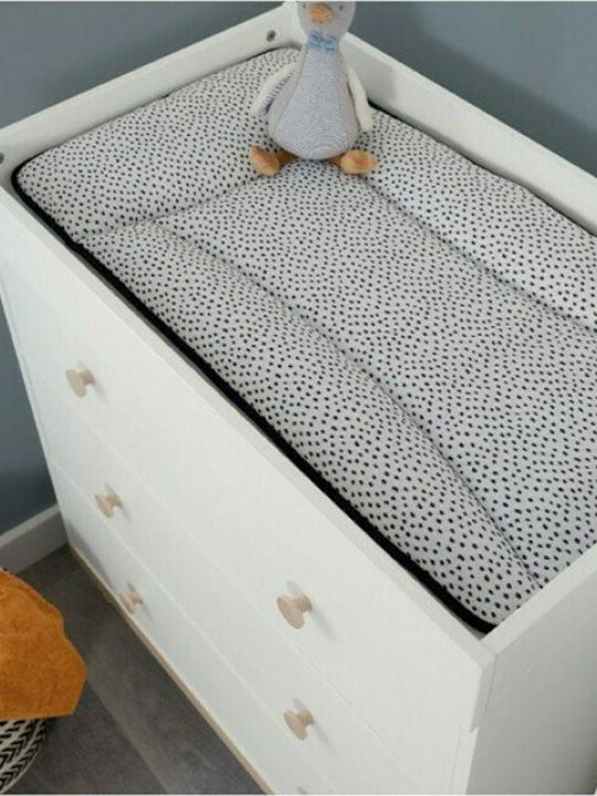 Mamas & Papas Mattress Mono Spot made of Fabric Black 45x80cm