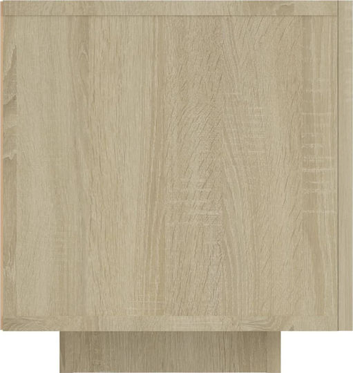 TV Stand with LED Lighting Sonoma L160xD35xH40cm