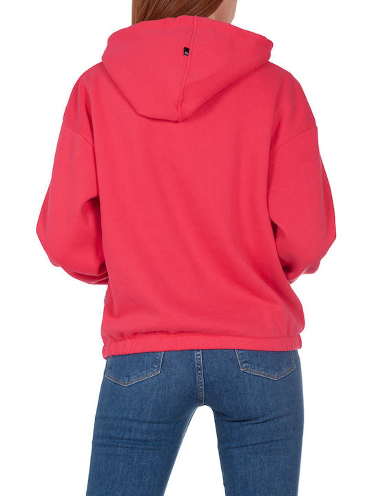 Women's Sweatshirt Hooded Fuchsia