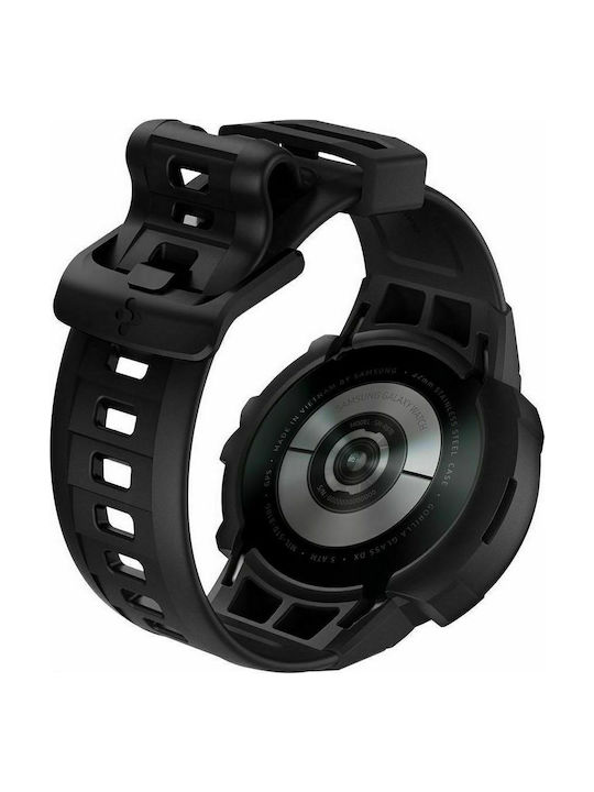 Spigen Rugged Armor Pro Silicone Case in Gray color for Galaxy Watch 4 44mm