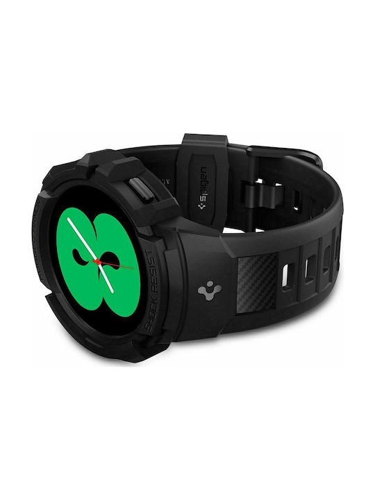 Spigen Rugged Armor Pro Silicone Case in Gray color for Galaxy Watch 4 44mm