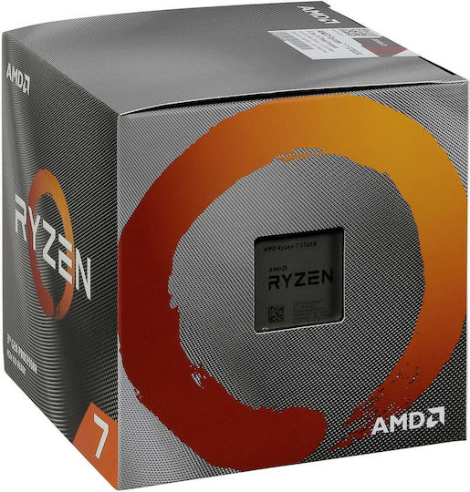AMD Ryzen 7 3700X 3.6GHz Επεξεργαστής 8 Πυρήνων για Socket AM4 σε Κουτί με Ψύκτρα
