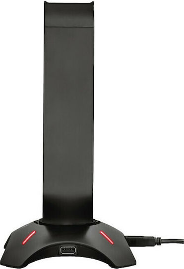Trust GXT 265 Cintar Desktop Headphone Stand with LED Lighting and USB Port Black
