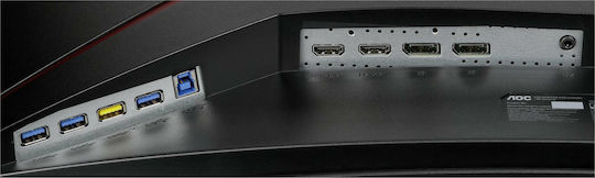 AOC CU34G2X Ultrawide VA Gebogen Spiele-Monitor 34" QHD 3440x1440 144Hz mit Reaktionszeit 4ms GTG