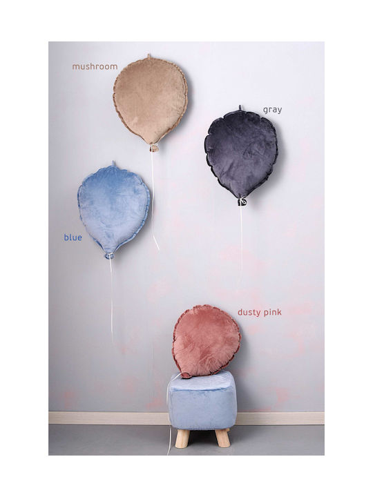 Palamaiki Crib Decorative Pillow Balloon Gray 40x29cm