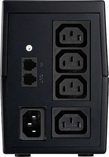 Powerwalker VI 850 SE LCD/IEC UPS Line-Interactive 850VA 480W cu 4 IEC Prize