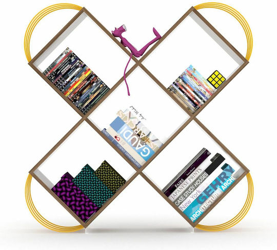 ArteLibre Bibliothek Fall Karydi / Gelb 120x25x120cm