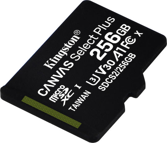 Kingston Canvas Select Plus microSDXC 256GB U3 V30 A1 UHS-I 100MB/s