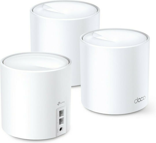 TP-LINK Deco X20 v1 WiFi Mesh Network Access Point Wi‑Fi 6 Dual Band (2.4 & 5GHz) in Triple KIt