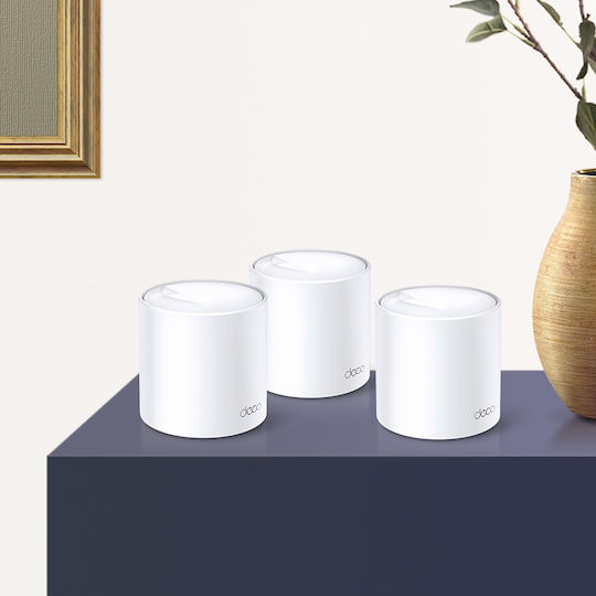 TP-LINK Deco X20 v1 WiFi Mesh Network Access Point Wi‑Fi 6 Dual Band (2.4 & 5GHz) in Triple KIt