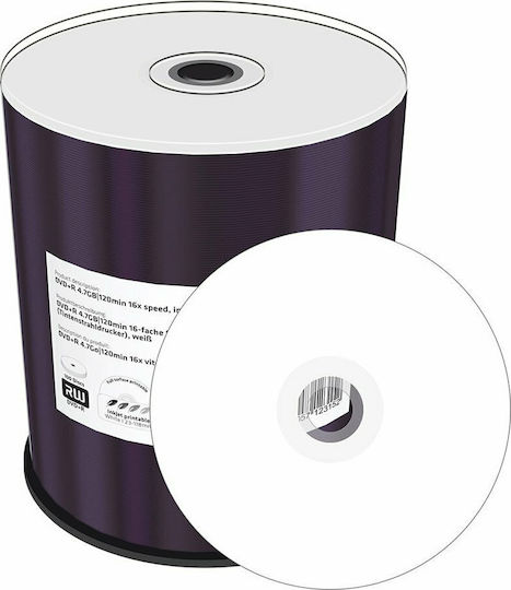 MediaRange Recordable DVD+R 16x 4.7GB Cake Box 100pcs