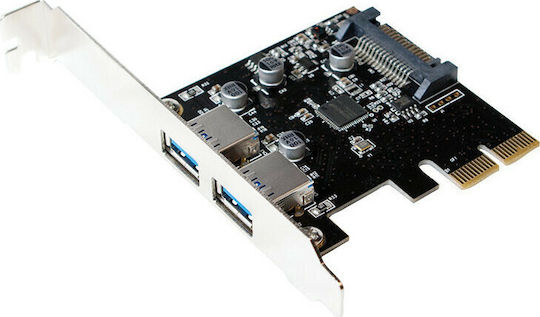 LogiLink Κάρτα PCIe σε 2 θύρες USB 3.1
