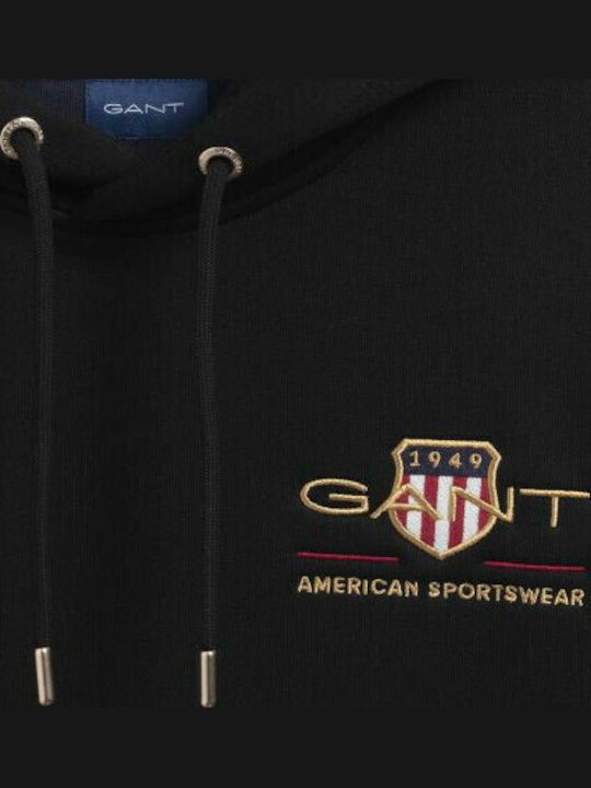 Archive Shield Sweatshirt mit Kapuze Schwarz