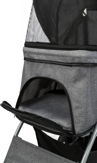 Trixie Buggy Количка за пренасяне на куче / за котка до 15кг Сив Д80xШ47xВ100см.