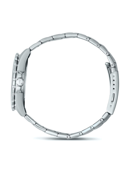 Casio Edifice Watch Battery with Silver Metal Bracelet