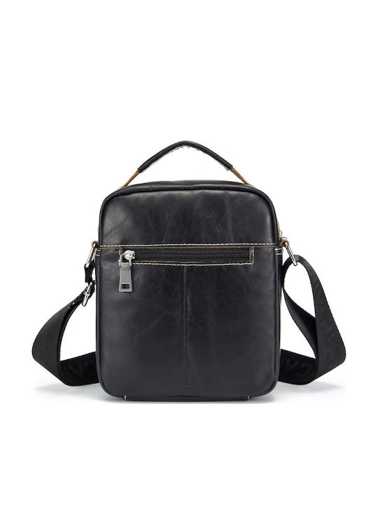 Leather Men's Bag Shoulder / Crossbody Black