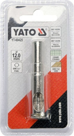 Yato Diamond Crown Threading Set Wet/Dry Cut with Diameter 12mm for Tile