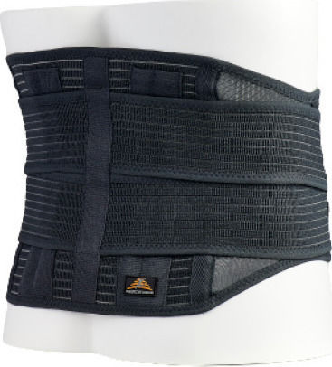 Medical Brace MB.5305 Elastic Belt Waist with Stays Height 24.5cm in Black color