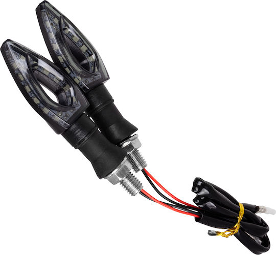GloboStar Blitzlicht Motorrad LED 2Stück