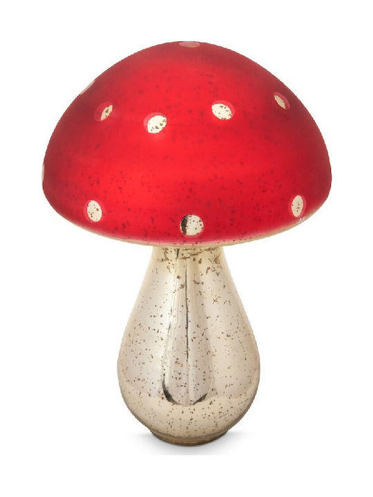 PiP Studio Decorative Mushroom Mushroom made of Glass Red/Silver 40cm 1pcs