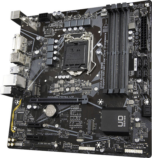 Gigabyte B560M DS3H V2 Motherboard Micro ATX με Intel 1200 Socket