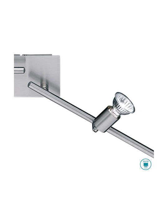 Wofi Nini Spot mit 4 Lichtern und mit Fassung GU10 in Silber Farbe