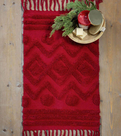 Nima Badematte Baumwolle Rechteckig Enzo 27318 Red 70x110cm