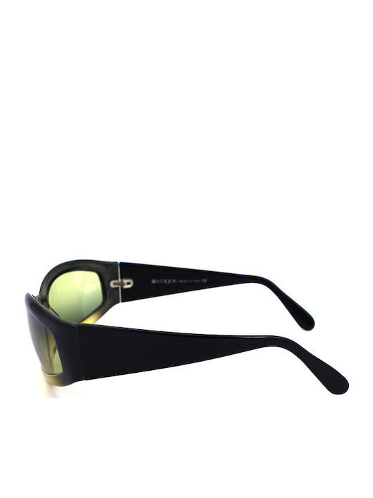 Vogue Women's Sunglasses with Black Plastic Frame and Green Gradient Lens VO2202S W95/16