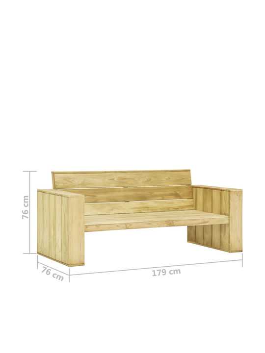 Garden & Outdoor Furniture Sets Living Room Set Pieces 2 with Pillows Teak Wood