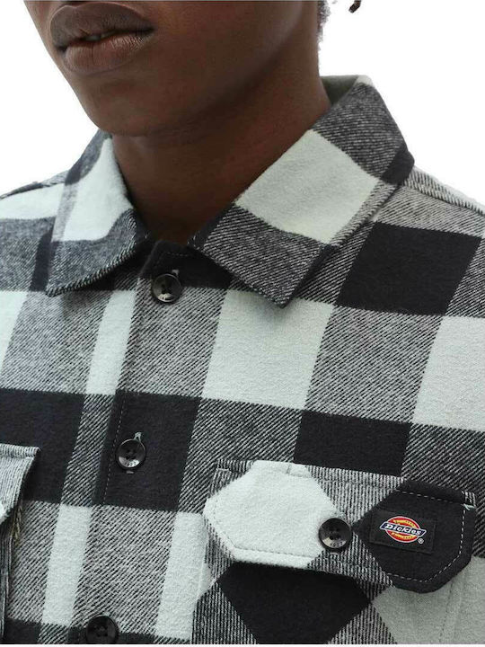 Sacramento Men's Shirt Long Sleeve Flannel Checked Jadeite