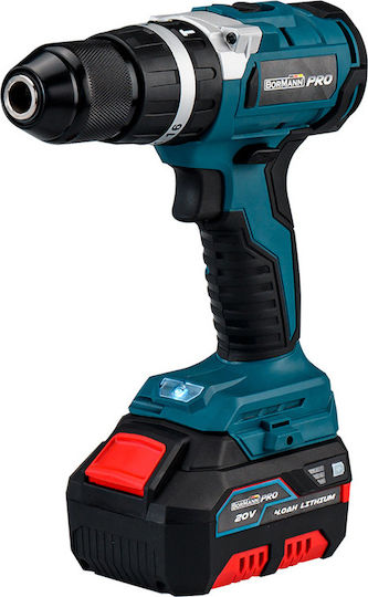 Bormann Pro BBP5000 Set Impact Drill Driver & Impact Screwdriver Brushless 20V with 2 Batteries 4Ah and Case