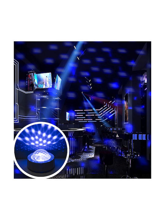 GloboStar Διακοσμητικό Φωτιστικό LED RGB Party Light 7.5x7.5x4.5εκ.