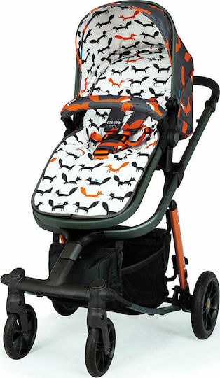 Cosatto 3 in 1 Giggle Quad Reversible 3 in 1 Baby Stroller Suitable for Newborn Orange