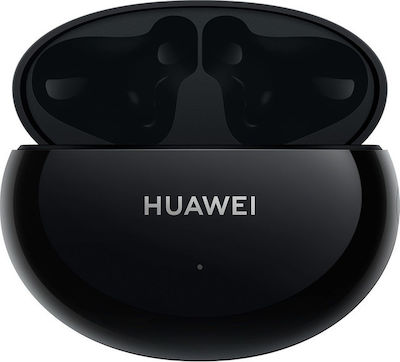 Huawei FreeBuds 4i Bluetooth Handsfree Ακουστικά με Θήκη Φόρτισης Μαύρα