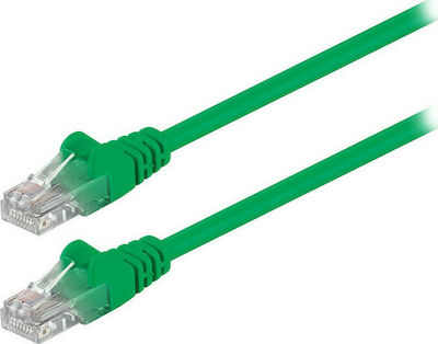 Goobay U/UTP Kat.5e Ethernet-Netzwerkkabel 1m Grün 1Stück