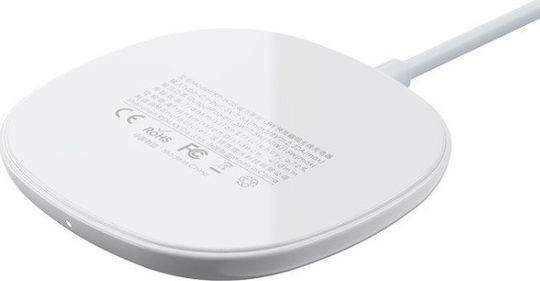 Remax Ασύρματος Φορτιστής (Qi Pad) 15W Λευκός (RP-W28)