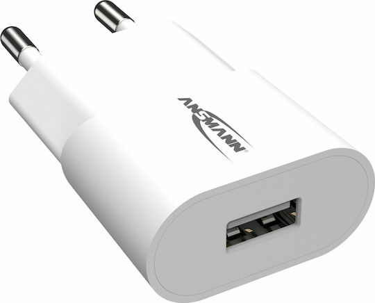 Ansmann Зарядно без кабел с USB-A порт Бял (HC105)