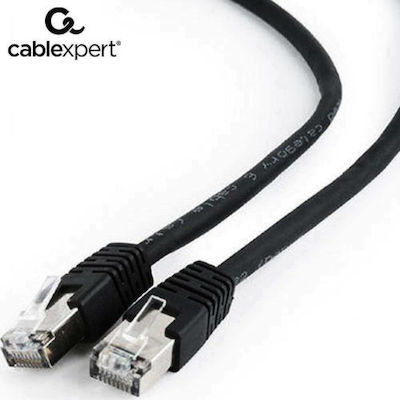 Cablexpert F/FTP Cat.6 Cablu de rețea Ethernet 0.5m Negru