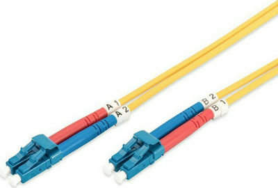 Digitus Fiber Optic Cable LC-LC 2m Yellow 1pcs