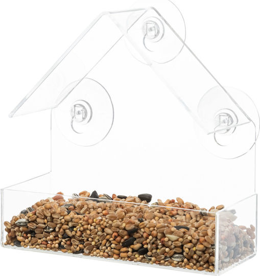 Trixie Ταΐστρα Πτηνών για Παράθυρο 15x15x6cm 225ml