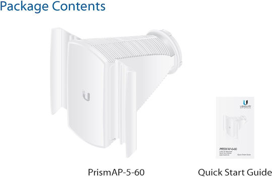 Ubiquiti PrismAP-5-60 External WiFi Sectorial Antenna 16dBi